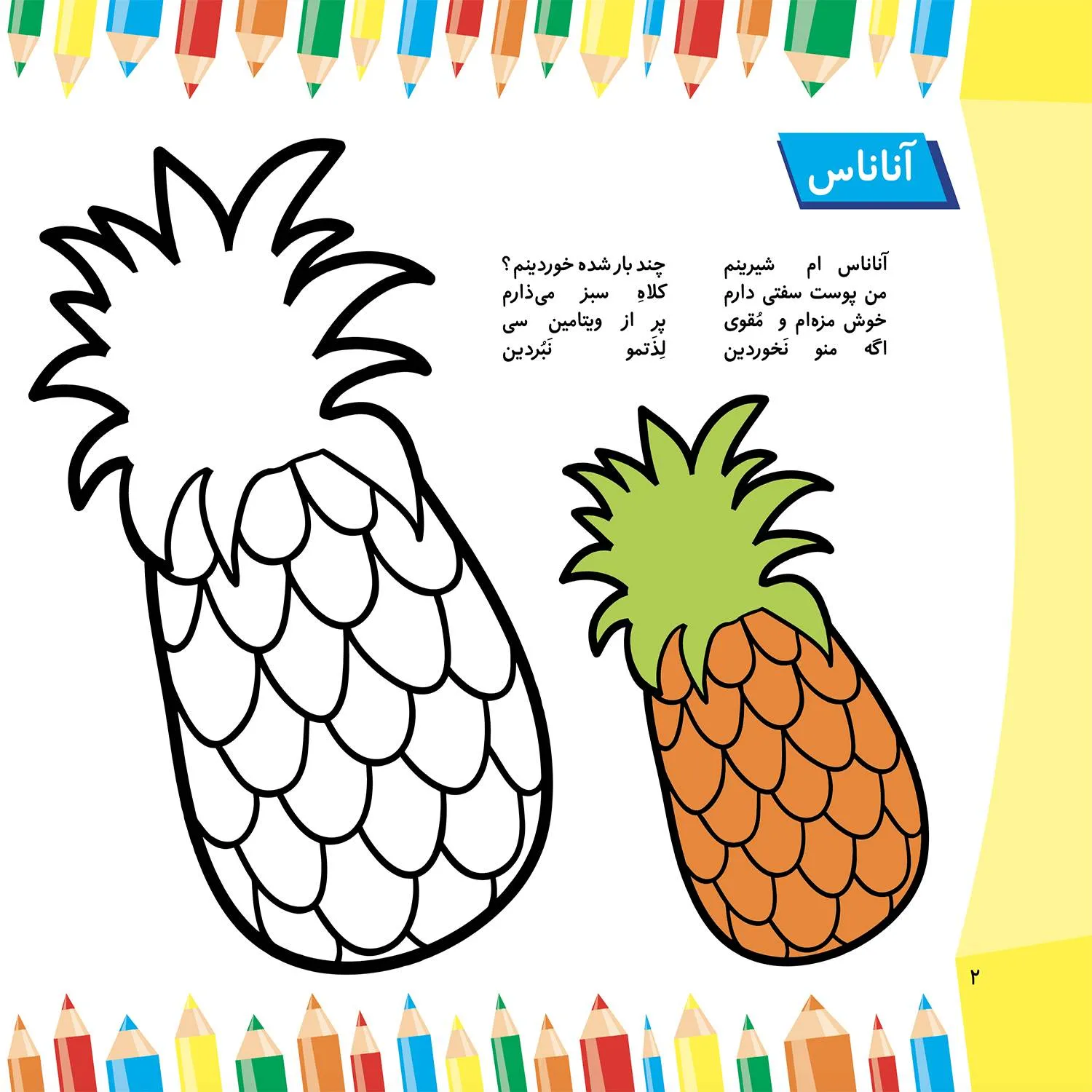 نقاش كوچولو 6 - ميوه ها